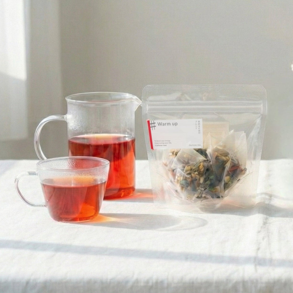 daytune. tea Volume Pack ♯ Warm up 高めるためのブレンドハーブティー（5個）