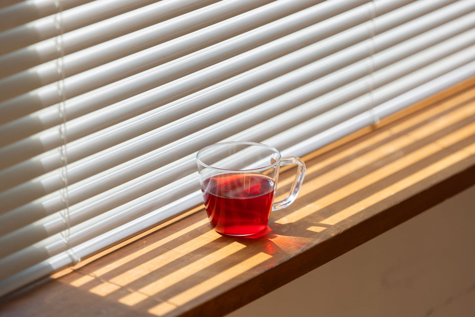 Warm upをホットで淹れた様子